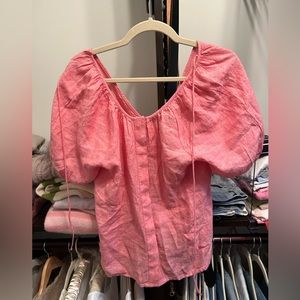 Jcrew pink blouse